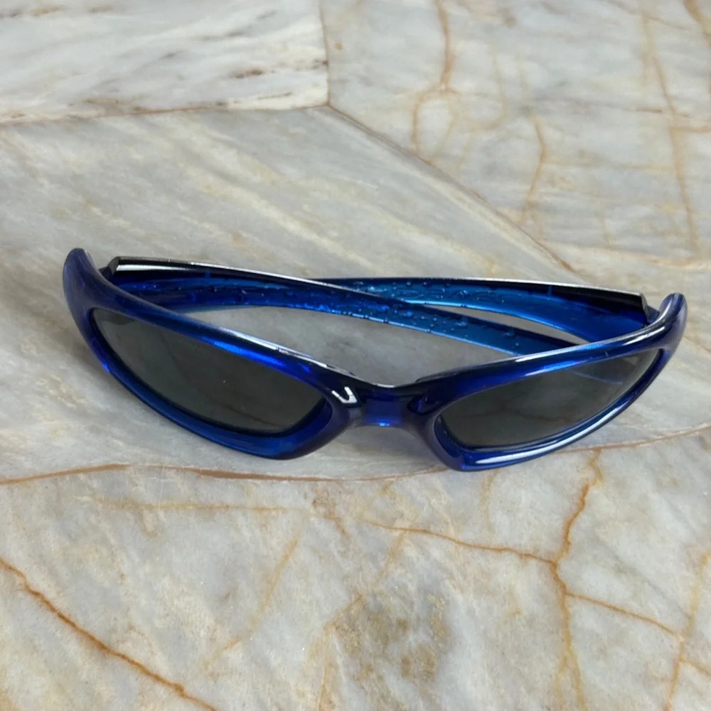 Kids Blue Swim Sunglasses - UV Protective